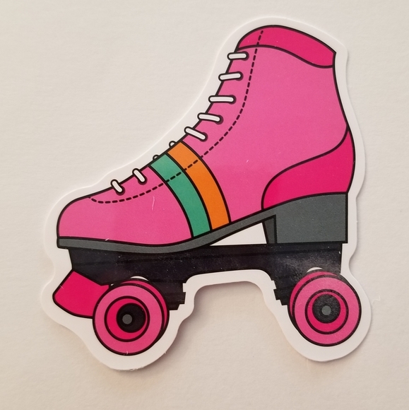 10/$10 Retro Roller Skate Sticker - Picture 1 of 1